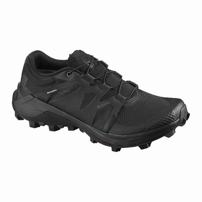 Salomon WILDCROSS GTX - Naisten Polkujuoksukengät - Mustat